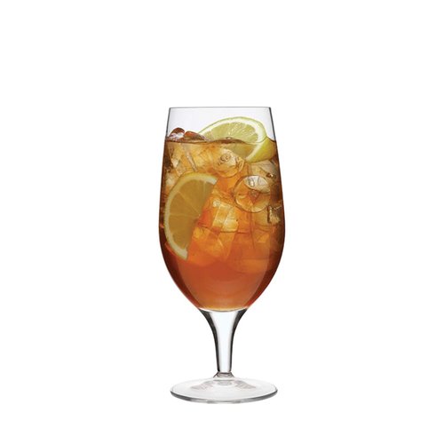 Luigi Bormioli Michelangelo Masterpiece 19.25 oz All Purpose Glasses - Sparkx Ultra-Clear Crystal Glass, Durable Titanium Reinforced Stems - Laser-Cut Rims - Dishwasher Safe (Set of 4)