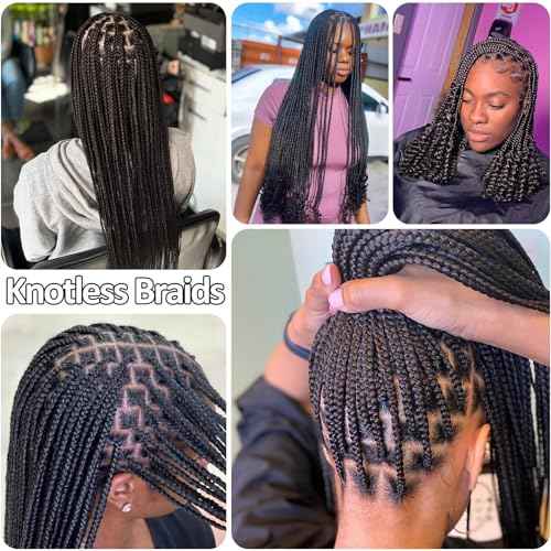 Human Braiding Hair for Boho Braids, 100% Virgin Human Hair No Chemical Processing, Black Bulk Human Hair for Braiding Small Knotless Braids Bohemian Style (Black - Curly, 150g - 18 Inch)