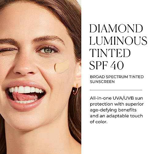 Natura Biss? Diamond Luminous Tinted SPF 40, Broad Spectrum Tinted Sunscreen, Protects, Perfects & Hydrates, Adapts to Most Skin Tones, 1 Oz