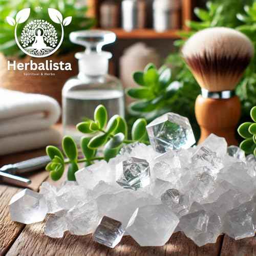 Premium Quality Large Alum Stone 16 oz (453g) - Natural Crystal Deodorant & Antiperspirant | Multi-Purpose Shaving Stone for Skin Care & Healing | Piedra de Alumbre