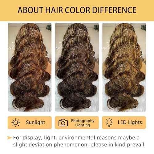 U Part Human Hair Wig Body Wave Highlight #1b/30 Ombre Brown Wig 180% Density U Part Wig Half Brazilian Virgin 100% Human Hair Wigs For Black Women Clip In Glueless No Leave Out Wig 22Inch