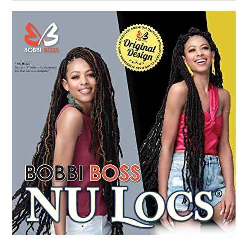 (6-PACK) Bobbi Boss Synthetic Hair Crochet Braids African Roots Braid Collection Nu Locs 24" (4)
