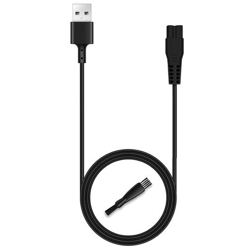 MagiciansBox Compatible with Freebird Shaver Charger,5V USB Charging Cable Compatible with Freebird Head Shaver and Freedom Grooming Charger Cord,with Clean Brush,3.3FT.