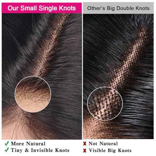 Body Wave 5x5 Transparent Lace Closure 100% Human Hair Invisible 5x5 Lace Closure 12A Brazilian Virgin Remy Human Hair Frontal Closure Pre Plucked Natural Color 20 Inch