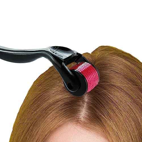 Derma Roller |540 Titanium Needles| Beard Derma Roller Hair Men, Beard Roller For Men and Women