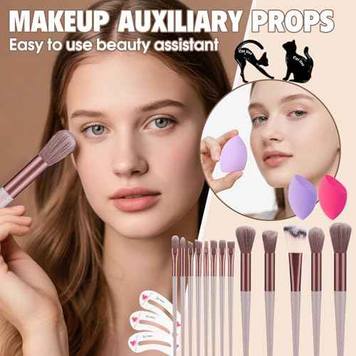 Makeup Set For Women Full Kit Includes Eyeshadow Concealer Palette Lip Gloss Lipstick Eye Pencil Makeup Brushes, All In One Makeup Gift Set For Teen, Girl And Beginner£¬Stocking Stuffers for Teen Girls