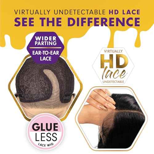 Sensationnel Butta Lace Wigs - Unit 7 Extra Wide 5 Inch Deep Parting Synthetic Preplucked Hairline Glueless Lacefront (FLAMBOYAGEBLONDE)