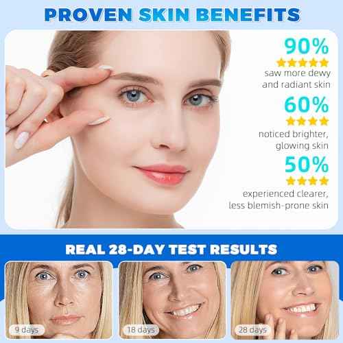 Hyaluronic Acid Serum for Face, Hyaluronic Acid, Enriched with 3% Hyaluronic Acid, Provides Long-Lasting Hydration and Enhances Skin's Elasticity and Firmness - 30 Sticks