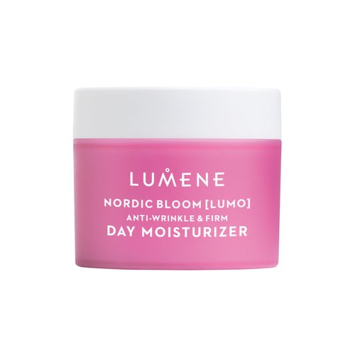 Lumene Nordic Bloom [Lumo] Anti-Wrinkle & Firm Day Moisturizer - Anti Aging Cream for Visibly Firm, Radiant & Smooth Skin - Formulated with Pre-Retinol Complex + Lingonberry Extract (1.7 oz)