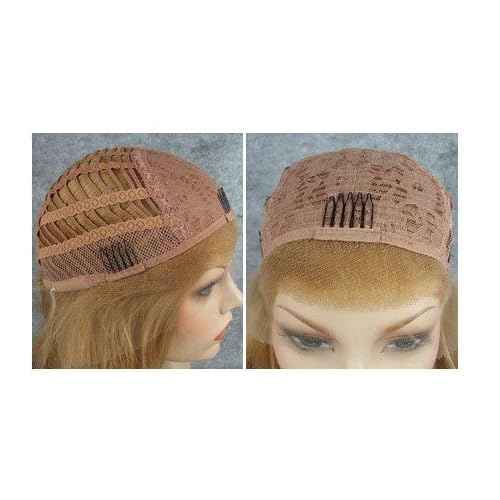 MX angel Long Wavy Celebrity Synthetic Lace Front Yellow Cosplay Party Wig