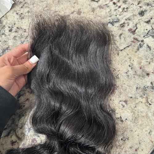 BEEOS 5x5 SKINLIKE Real HD Lace Closure Only, Body Wave 0.10mm Ultra-Thin Film HD Lace Full Cuticle Aligned Virgin Human Hair Closure Pre-Plucked Natural Hairline 18 Inch
