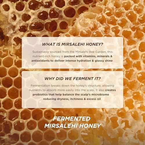 Gisou Honey Infused Hair Repair Serum ? Strengthens & Seals Split Ends with Mirsalehi Honey & Plant-Based Keratin, Heat & UV Protection, 1 Fl Oz