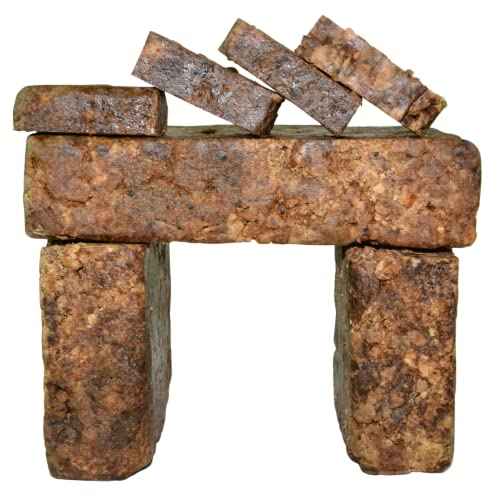 Raw African Black Soap 10 lbs. Bulk Wholesale Bars 100% Pure Natural From Ghana. Acne Treatment, Aids Against Eczema & Psoriasis, Dry Skin, Scars and Dark Spots. Great For Pimples, Blackhead.