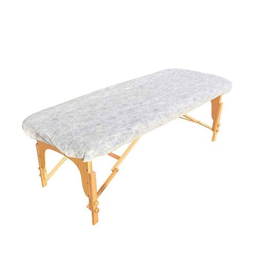 ZMDREAM Pack of 170 Disposable Fitted Massage Table Sheets and Flat Face Cradle Cover White