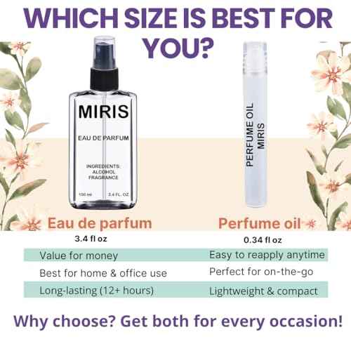 MIRIS No. 35774, Inspired by Bacarat Rouge 540, Long-Lasting Unisex Eau de Parfum for Women & Men, Spray 3.4 Fl Oz / 100 ml