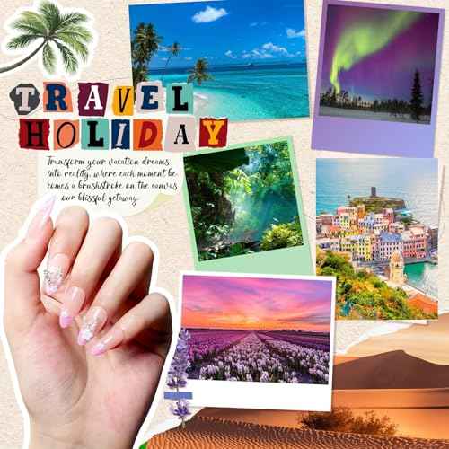Beetles Gel Nail Polish Kit with U V Light 97Pcs Travel Holiday 45 Colors Gel Polish Set with Nail Stamp Nail Tips Base Top Coat All Season Gel Polish Starter Kit Gift for Women