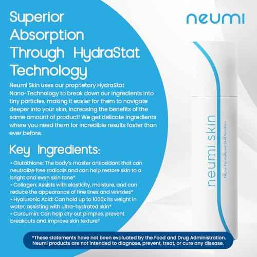 3.4 FL OZ Facial Spray (Nano-Formulated) with Glutathione, Collagen, and Hyaluronic Acid, Face Care & Firm, Pore Minimizer Face Spray, Reduce Fine Lines and Wrinkles, (1 Pack)