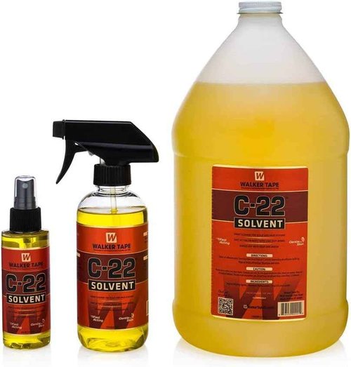 Walker Tape C22 Solvent Spray - Lace Front Wig Tape In Extension Remover Spray - Bond Hair Glue Wig Accessories & Products for Men & Women - Fast Acting, Gentle on Skin C-22 Lace Glue Remover 12 fl oz