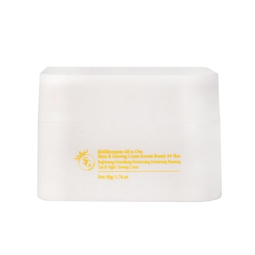 SG BiMillennium Face Cream Korean Moisturizer (Glowing Skin Without Makeup) - Beauty Skincare with Peptide, Omega Water, Rice Ceramide for Deep Moisturizing