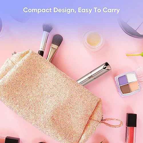 Facial Hair Removal for Women, Portable Painless Hair Remover Device, Rechargeable, with 2 Replacement Heads, for Face, Upper Lip and Chin