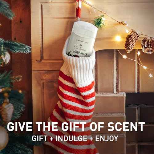 Old Spice Aluminum Free Deodorant for Men, Holidudes Limited Edition, 24/7 Holiday Freshness, Odor Protection, Stocking Stuffer, Lumbersnack with Fresh Pine Scent, 3.0 oz