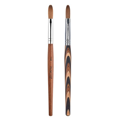 Rolabling 1pc 10#Kolinsky Sable Nail Brush with 1pc 12# Kolinsky Sable Nail Brush Set