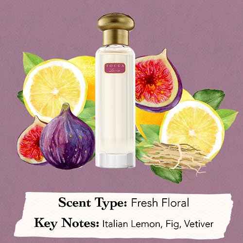 Tocca Lucia Women's Perfume, 0.68 oz. (20 ml) - Fresh Floral Fragrance Featuring Italian Lemon, Fig and Vetiver