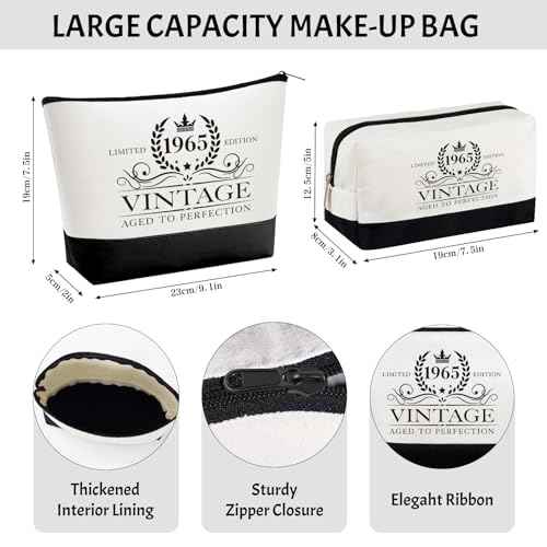 30th 40th 50th 60th Birthday Gifts for Women, Birthday Gifts for Her Mom Wife Sister Grandma, Vintage Tote Bag & Poster