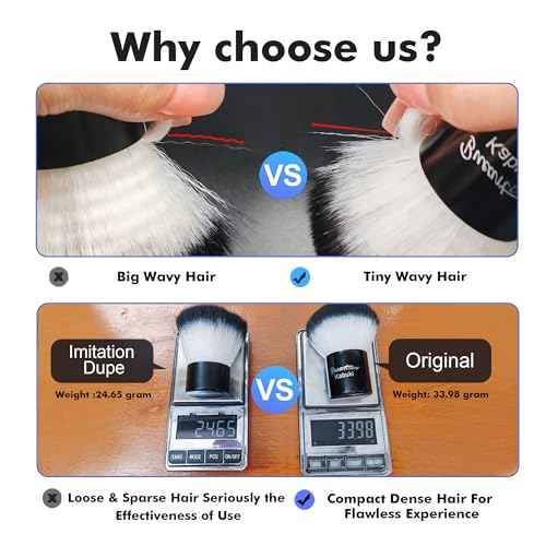 Bueart Design Kabuki Face Makeup Brush Setting Powder Brush Foundation Cream Blush Blending Brush M1