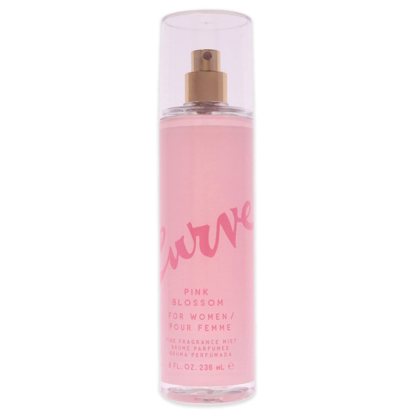 Curve Women's Perfume Fragrance Mist, Casual Day or Night Scent, Pink Blossom, 8 Fl Oz