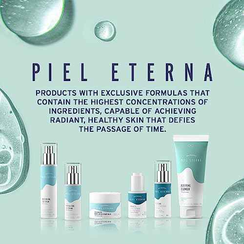 Santo Remedio, Piel Eterna, Purifying Cleanser, Removes Impurities and Provides Antioxidants, Contains Essential Ceramides, Green Tea, Aloe, Vitamin E, For All Skin Types, 6 Fl. Oz. / 180 ml