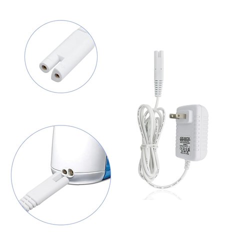 3V Charger Replacement for Waterpik Water Flosser WP360 WP462 WP450 Power Cord Wall Adapter, 5 FT Cable