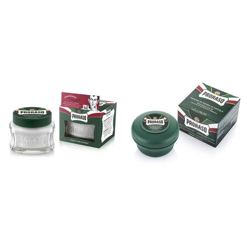 Refreshing Shaving Soap, 5.2 Oz. & Pre-Shave, 3.6 Oz.