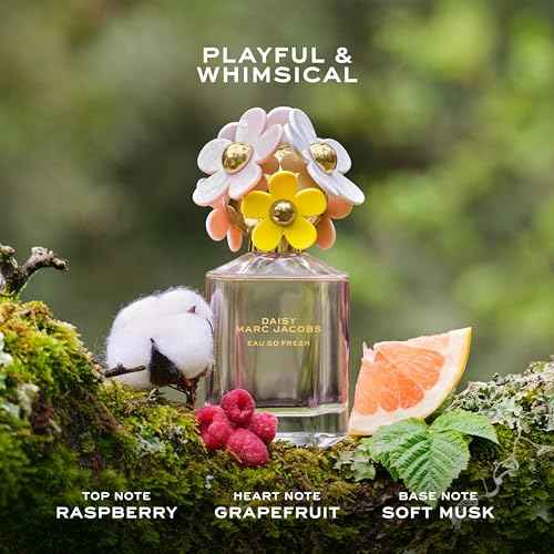 Marc Jacobs Daisy Eau So Fresh Eau de Toilette ? Fresh Floral Women's Perfume ? With Notes of Raspberry, Wild Rose, Grapefruit & Soft Musks