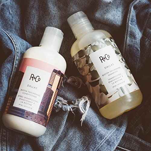 R+Co Dallas Biotin Thickening Shampoo + Conditioner Kit | Thickens, Nourishes + Strengthens | Vegan + Cruelty-Free | 8.5 oz (Pack of 2)