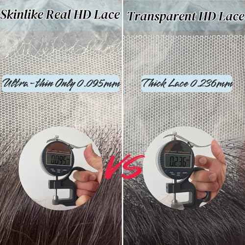 5x5 SKINLIKE 100% Real HD Lace Closure Straight Human Hair Closure 0.095mm Ultra-thin Invisible Swiss HD Lace Closure Pre Plucked Small Single Knots Brazilian Virgin Human Hair Closure 16inch