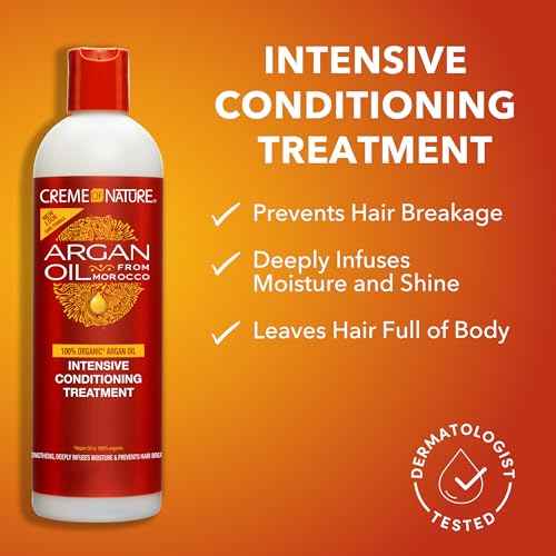 Creme of Nature Argan Oil from Morocco Sulfate-Free Moisture & Shine Shampoo & Conditioner, 2 Count