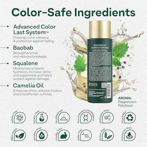 ColorProof Baobab Recovery Shampoo for Damaged Color-Treated Hair, Strengthens & Repairs, Sulfate-Free, Vegan
