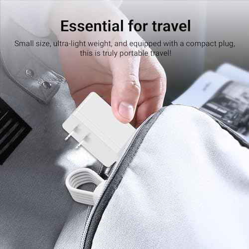 Charger Compatible with Philips Epilator Wet & Dry Series 8000 BRE700/04 BRE720/14 BRE740/14 Shaver and Trimmer for Women Replacement Power Adapter 15V Charging Cord Cable White