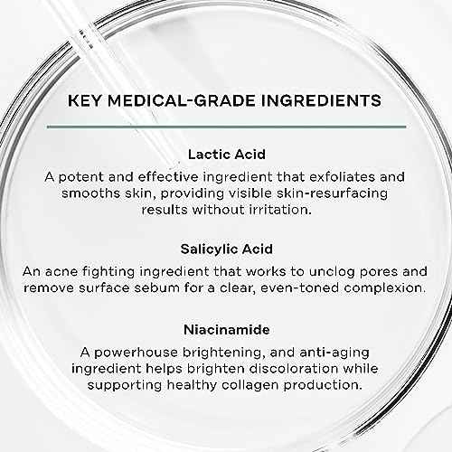 Replenix Pore Minimizing Face Serum with Medical-Grade Niacinamide, Lactic & Salicylic Acids, Dermatologist-Recommended for Large Pores & Uneven Skin (1 fl. oz)