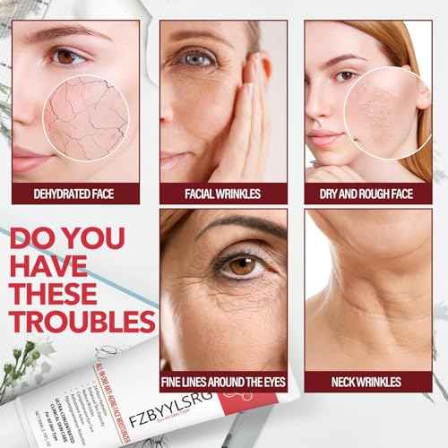 Skincare All In One Anti Aging Treatment Face Moisturizer Skin Tightening Retinol Cream for Face - Suit for Men and Women 2.7 fl.oz