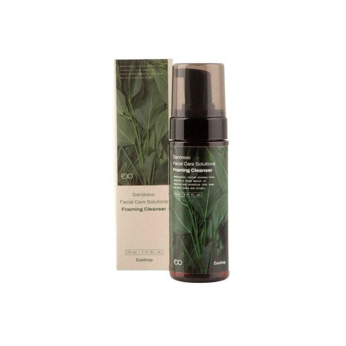 EXODROP Vegan Exosome Foaming Cleanser, Ginseng tree Exosome, Hydrating, Quick-absorbing, Vegan, All skin types, 5.07 Fl Oz