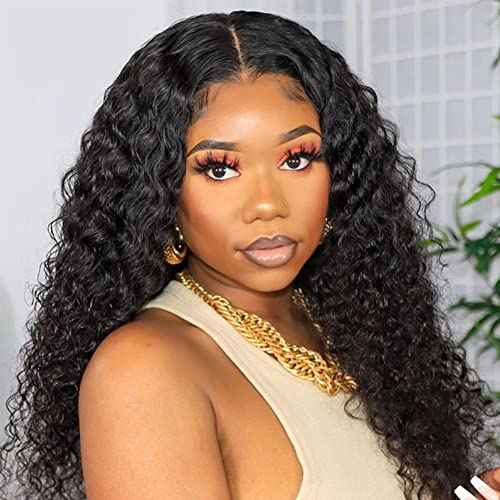 Larima Curly Wig - 13x4 HD Lace Front Wig, Human Hair, Pre-Plucked with Baby Hair, 180% Density, Glueless, Natural Hairline, 18 Inch