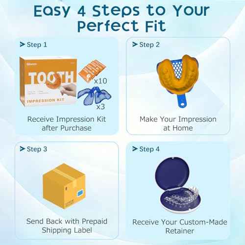 Custom Retainers for Teeth ? Upper and Lower Clear Retainer Set, Precision-Fit Design for Long-Lasting Comfort, Slim, Transparent, and Ideal for Daytime or Overnight Wear (Upper & Lower Set)
