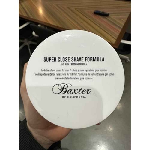Baxter of California Super Close Shave Formula for Men | Easy Glide| Soothing Formula | Tea Tree Oil, Witch Hazel & Peppermint | 8 oz