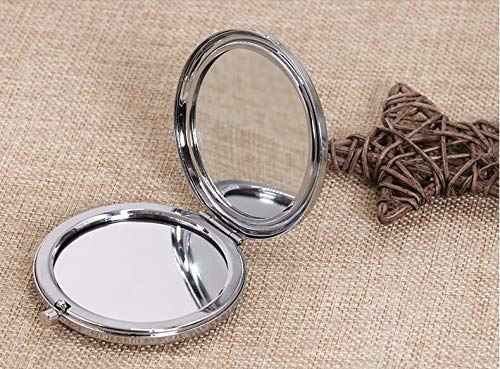 DIDADIC Daughter Gifts from Mom and Dad on Wedding Day, Graduation and Birthday Gifts for Girls, Compact Makeup Mirror (Mir-Daughter-Journey)