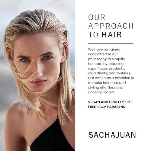 SACHAJUAN Thickening Hair Shampoo, Volumizing, Heat & UV Protectants, Shine & Smooth Volume, Paraben-Free
