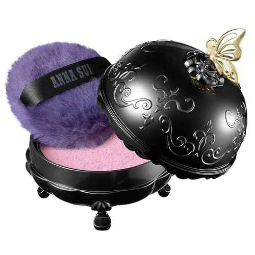 ANNA SUI Loose Face Powder - Refill Only - Blurring effect and Brightening, Covering of Large Pores - Flowless Soft Focus Finish - 300 - Pink - 0.59 oz.