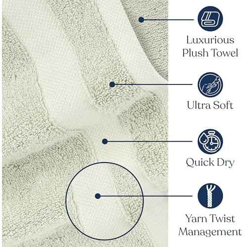Delara Organic Cotton Luxuriously Plush Washcloths Pack of 6 | GOTS & Oeko-TEX Certified | Premium Quality Face Towels | Feather Touch Technology|650 GSM Long Staple|Soft, Quick Dry & Ultra-Absorbent