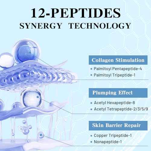 Deep Hydrolyzed Collagen Face Mask, 4 Pack - Overnight Age-Defying Sheet Mask with Peptides & Hyaluronic Acid, Restores Skin Elasticity & Firmness for Women